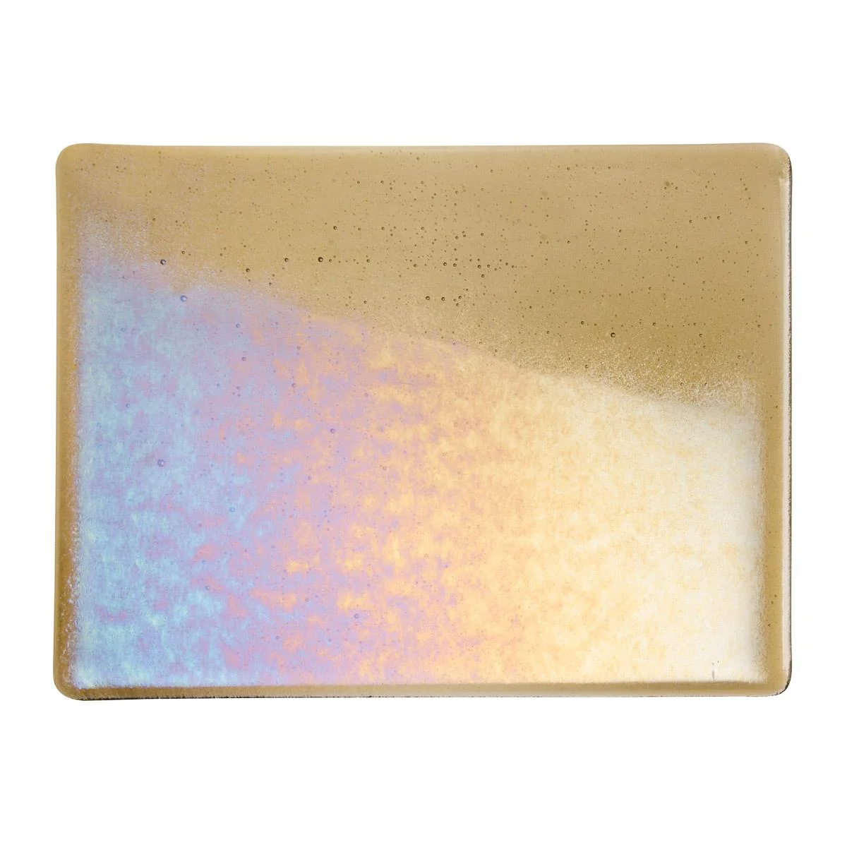 Light Bronze Transparent, Double-rolled, Iridescent, rainbow, 3 mm, Fusible - Image 2