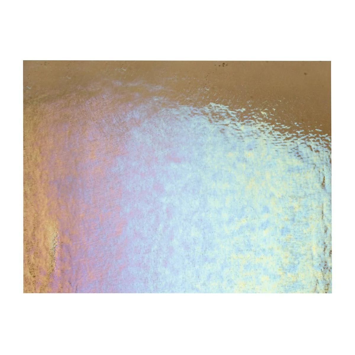 Light Bronze Transparent, Double-rolled, Iridescent, rainbow, 3 mm, Fusible - Image 3