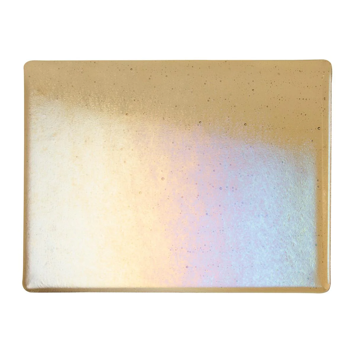 Light Bronze Transparent, Thin-rolled, Iridescent, rainbow, 2 mm, Fusible - Image 2