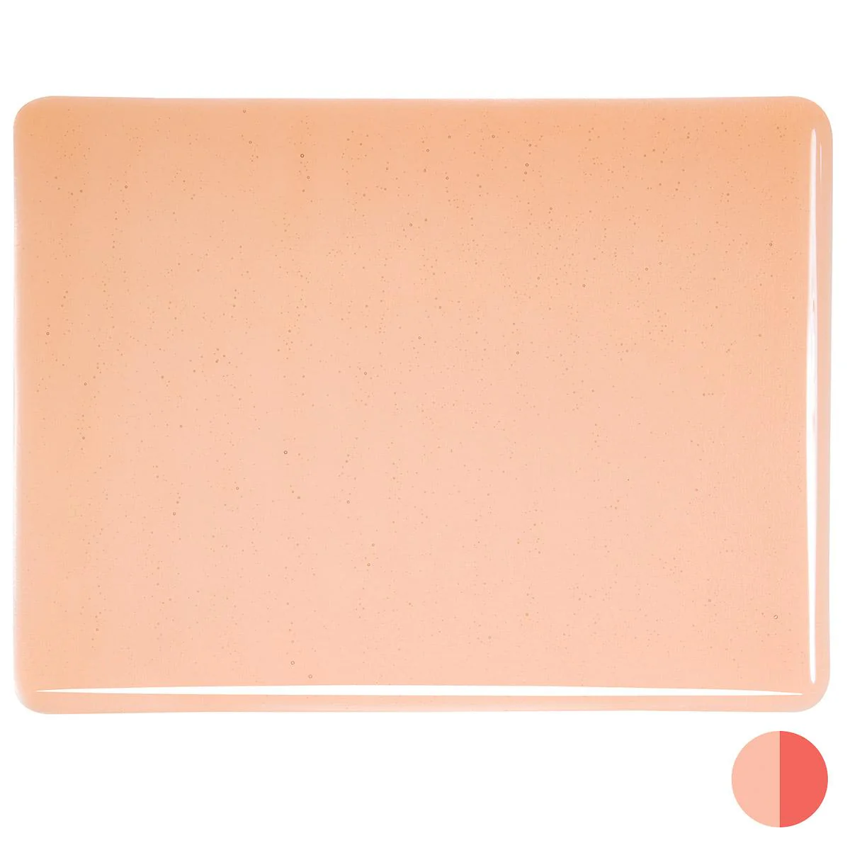 Light Coral Striker Transparent, Thin-rolled, 2 mm, Fusible - Image 2