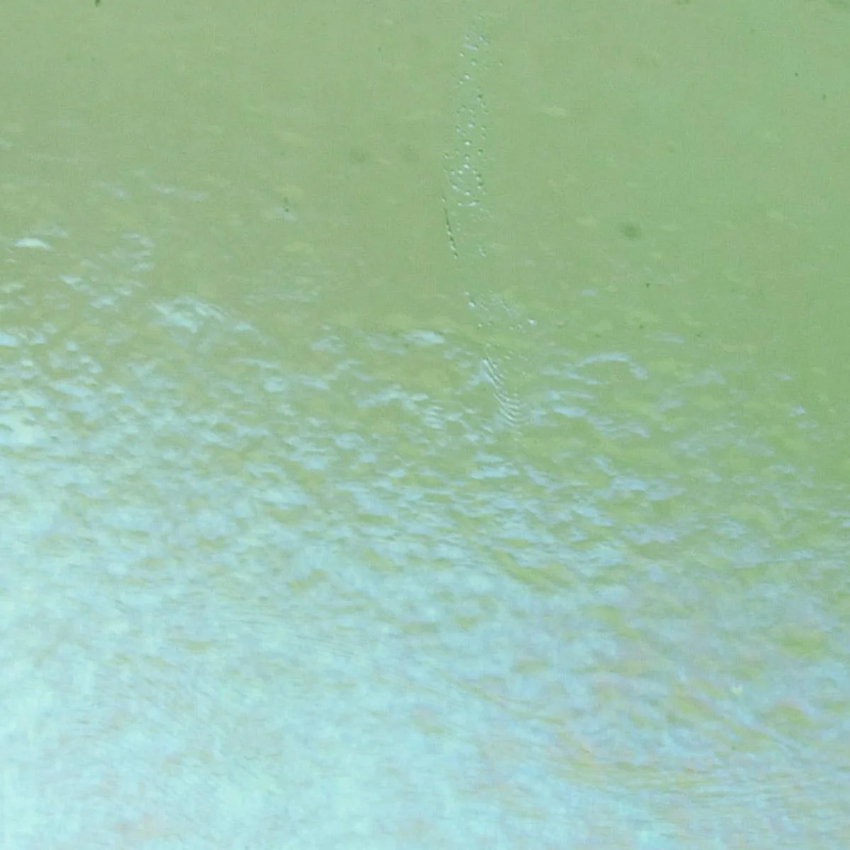 Light Green Transparent, Thin-rolled, Iridescent, rainbow, 2 mm, Fusible