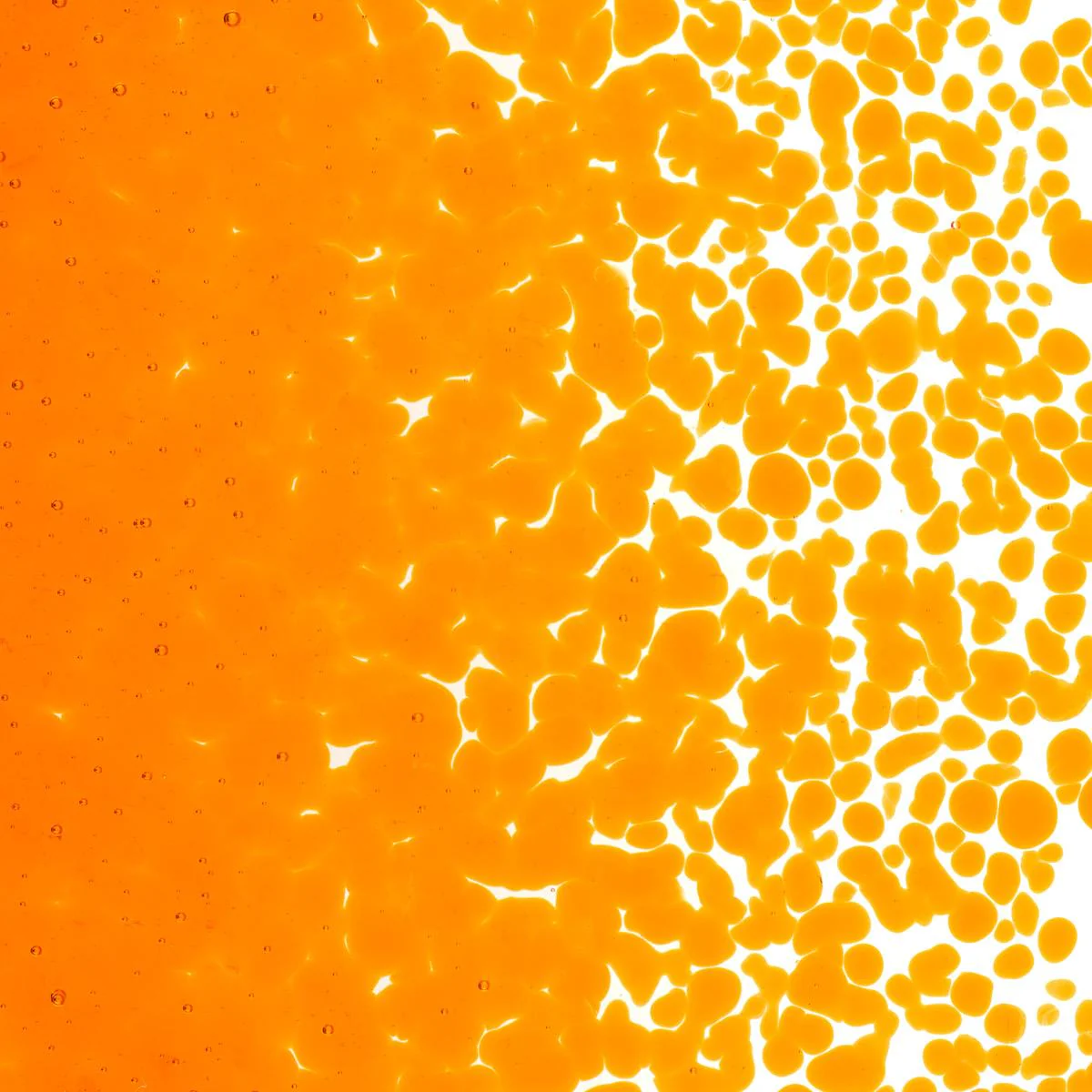 Light Orange Striker Transparent, Medium Frit, Fusible