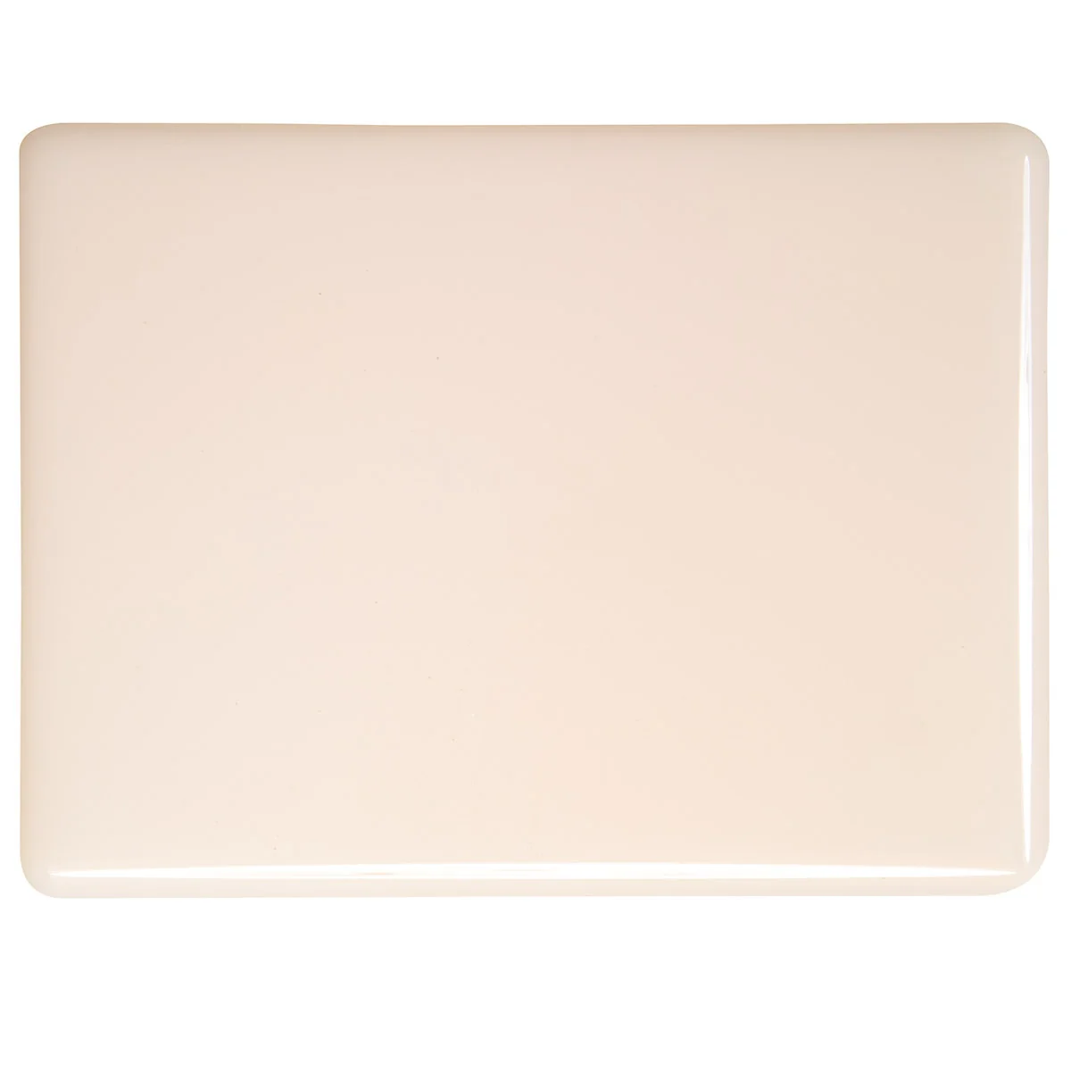 Light Peach Cream Opalescent, Thin-rolled, 2 mm, Fusible - Image 2