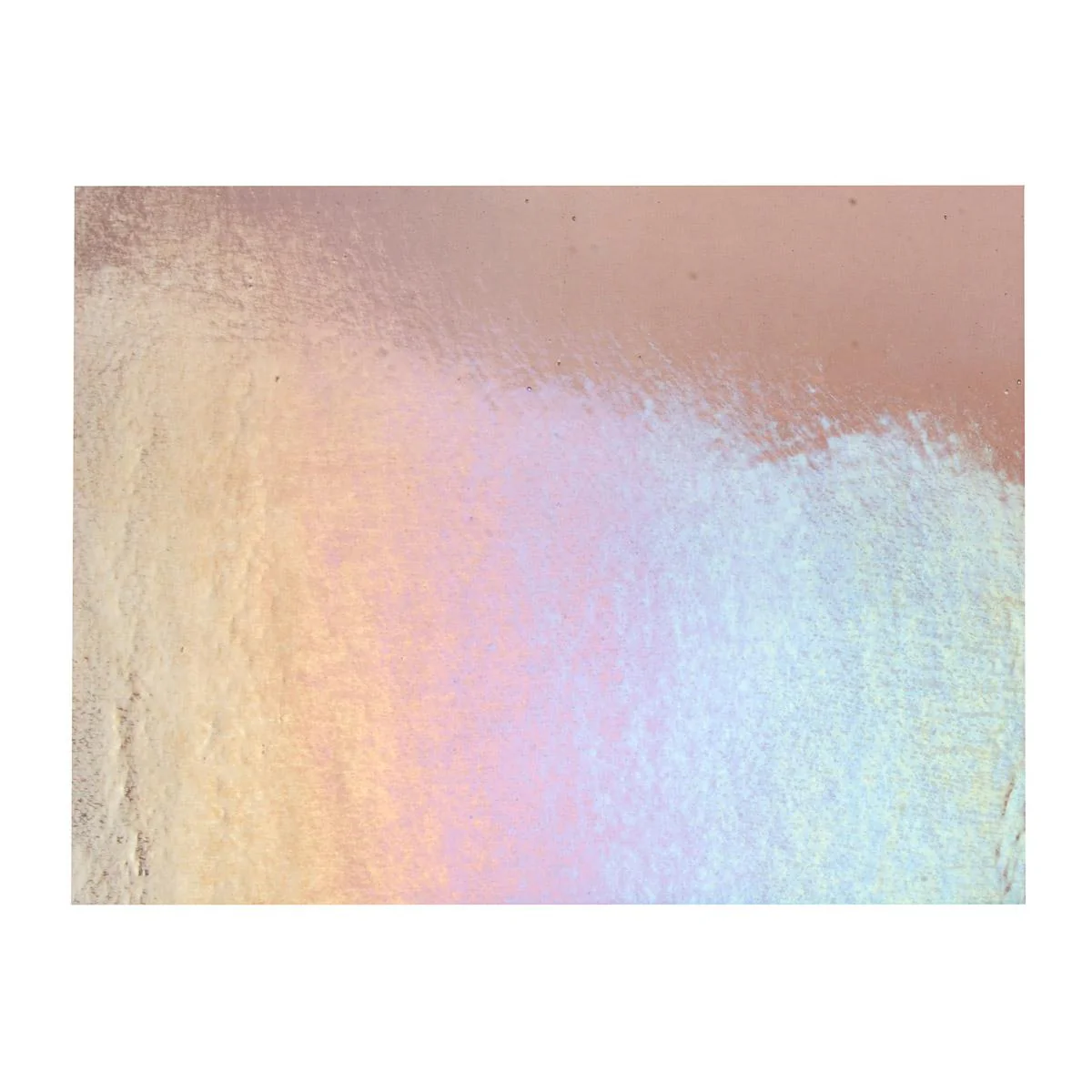 Light Plum Transparent, Thin-rolled, Iridescent, rainbow, 2 mm, Fusible - Image 3