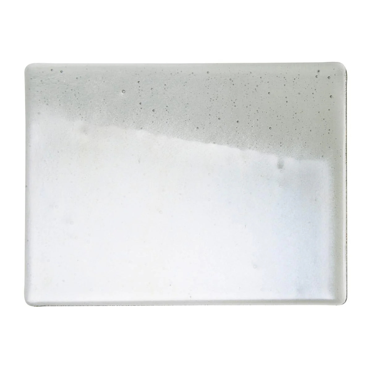 Light Silver Gray Transparent, Double-rolled, Iridescent, silver, 3 mm, Fusible - Image 2