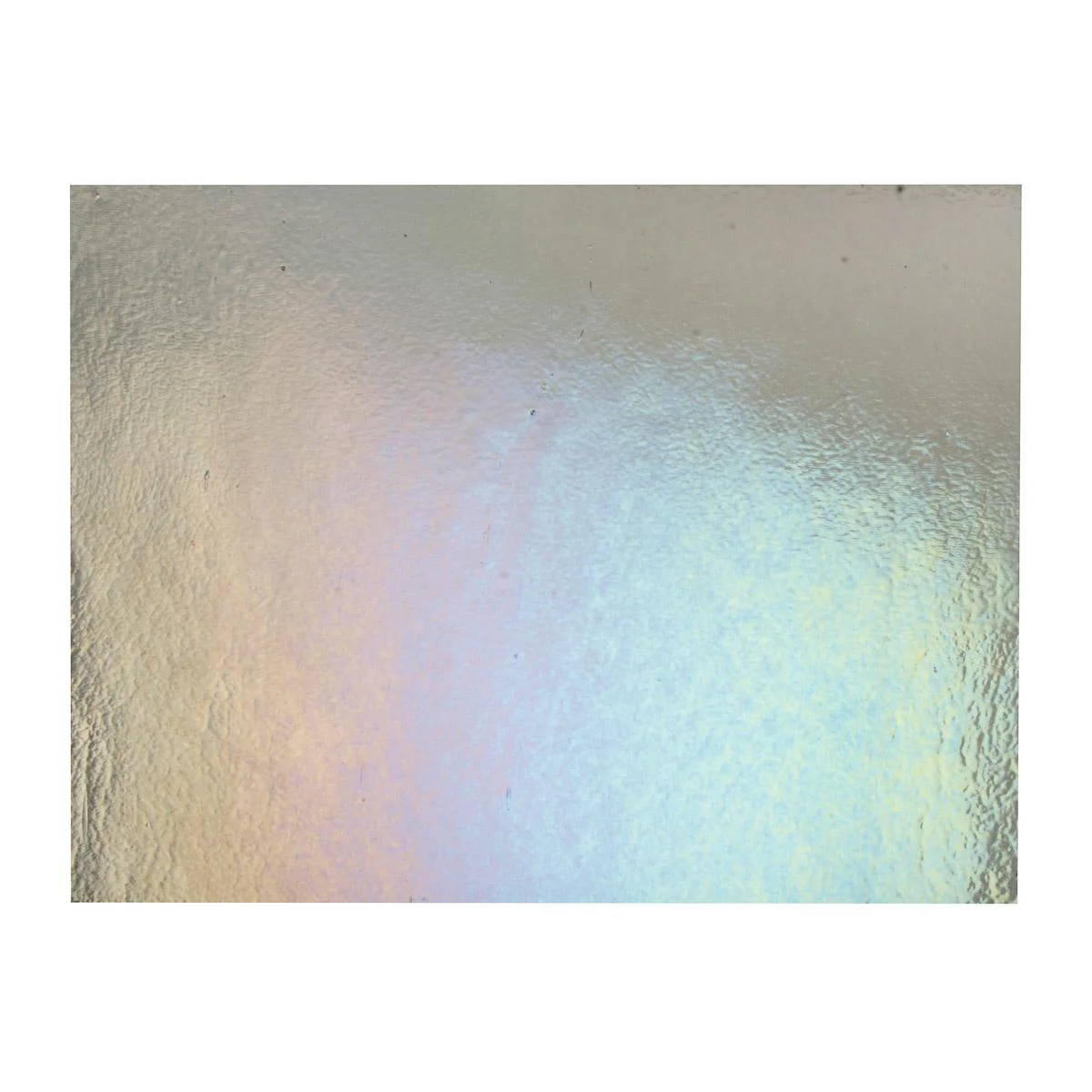 Light Silver Gray Transparent, Thin-rolled, Iridescent, rainbow, 2 mm, Fusible - Image 3