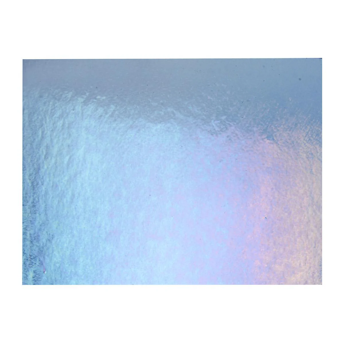 Light Sky Blue Transparent, Double-rolled, Iridescent, rainbow, 3 mm, Fusible - Image 3