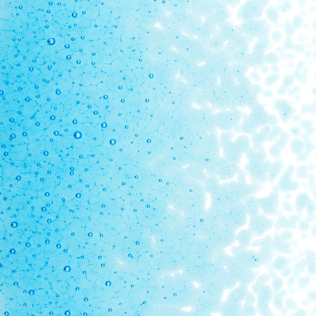 Light Turquoise Blue Transparent, Medium Frit, Fusible