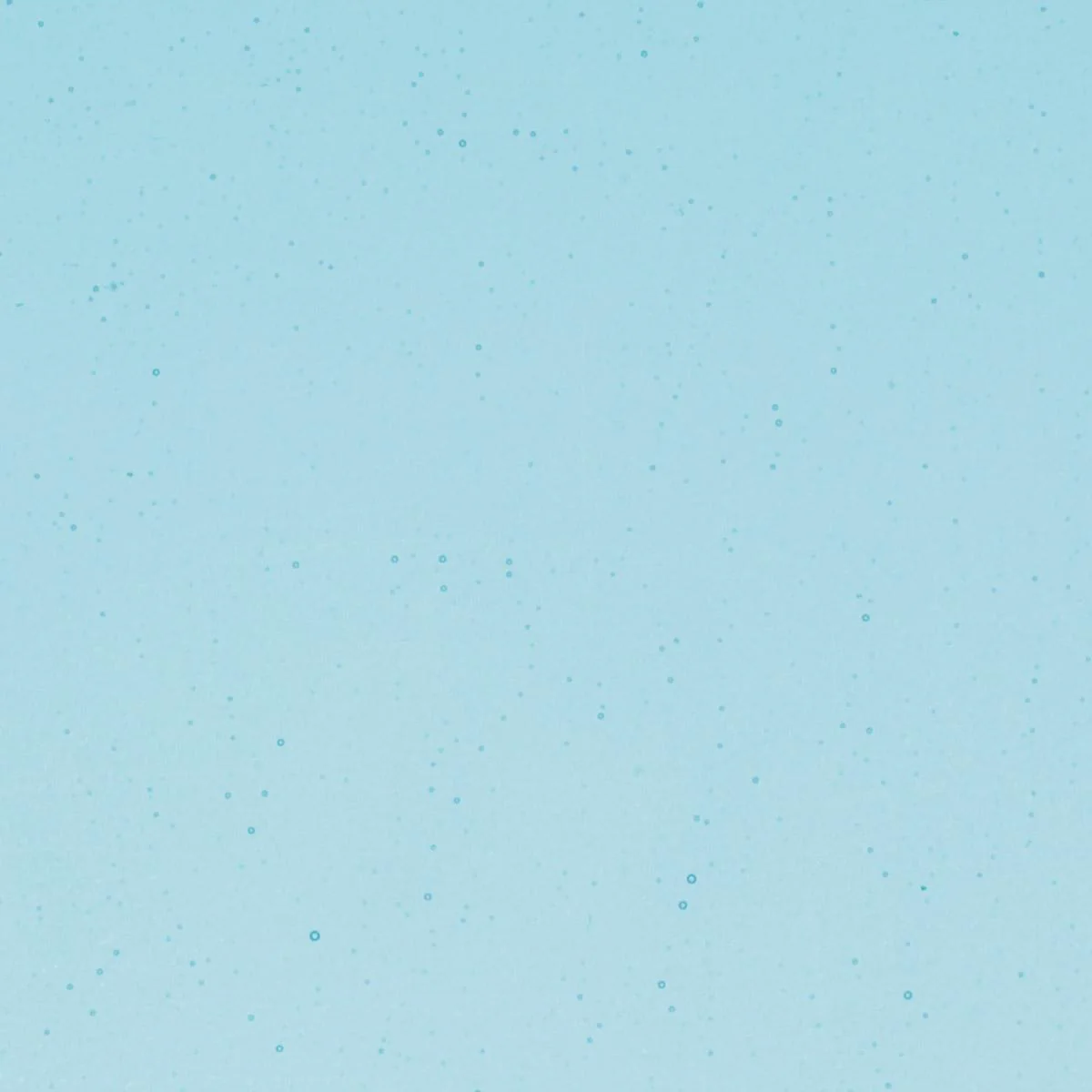 Light Turquoise Blue Transparent, Thin-rolled, 2 mm, Color Sample, 2 x 2 in.