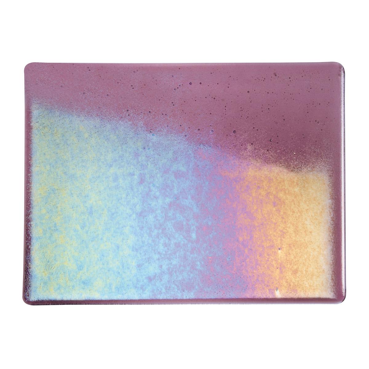 Light Violet Transparent, Double-rolled, Iridescent, rainbow, 3 mm, Fusible - Image 2