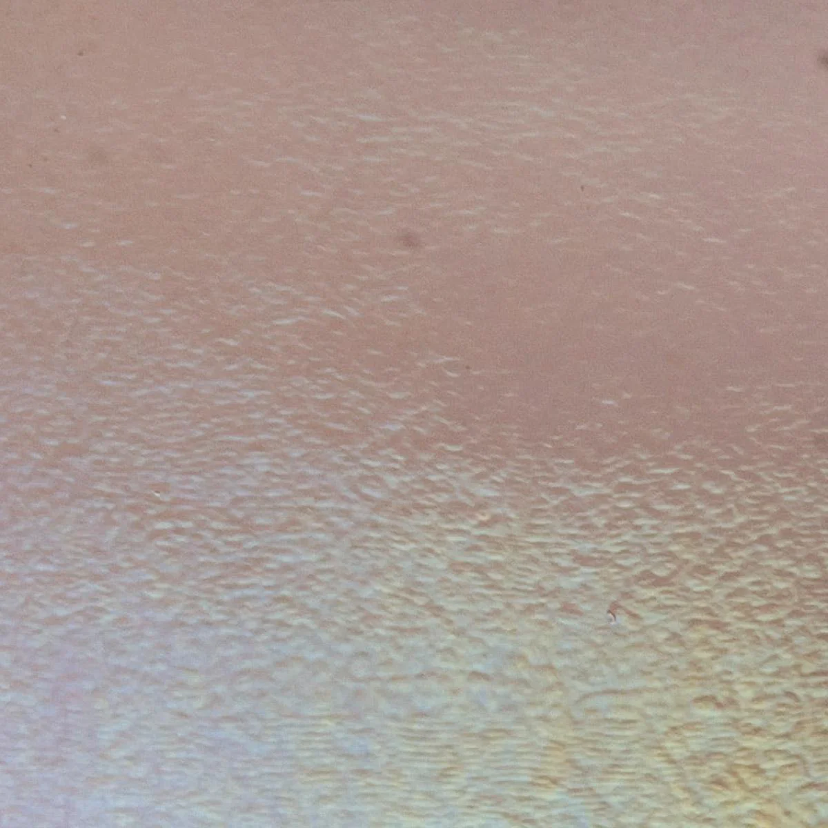 Light Violet Transparent, Thin-rolled, Iridescent, rainbow, 2 mm, Color Sample, 2 x 2 in.