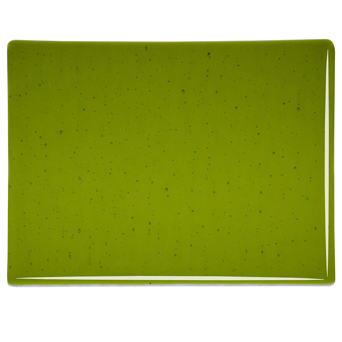 Lily Pad Green Transparent, Double-rolled, 3 mm, Fusible - Image 2