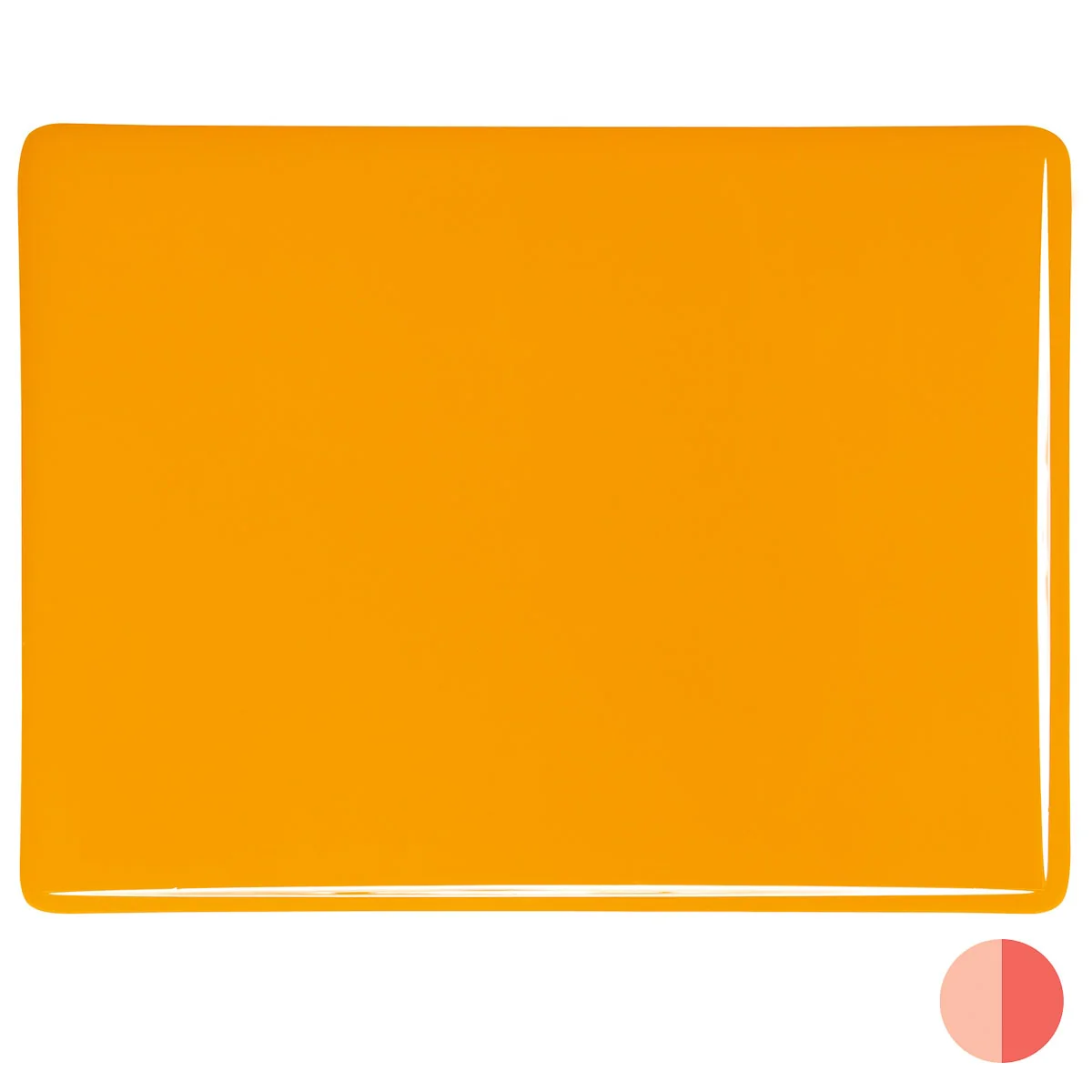 Marigold Yellow Opalescent, Thin-rolled, 2 mm, Fusible - Image 2