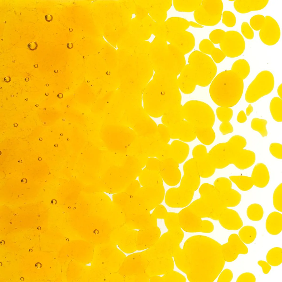 Marigold Yellow Transparent, Coarse Frit, Fusible