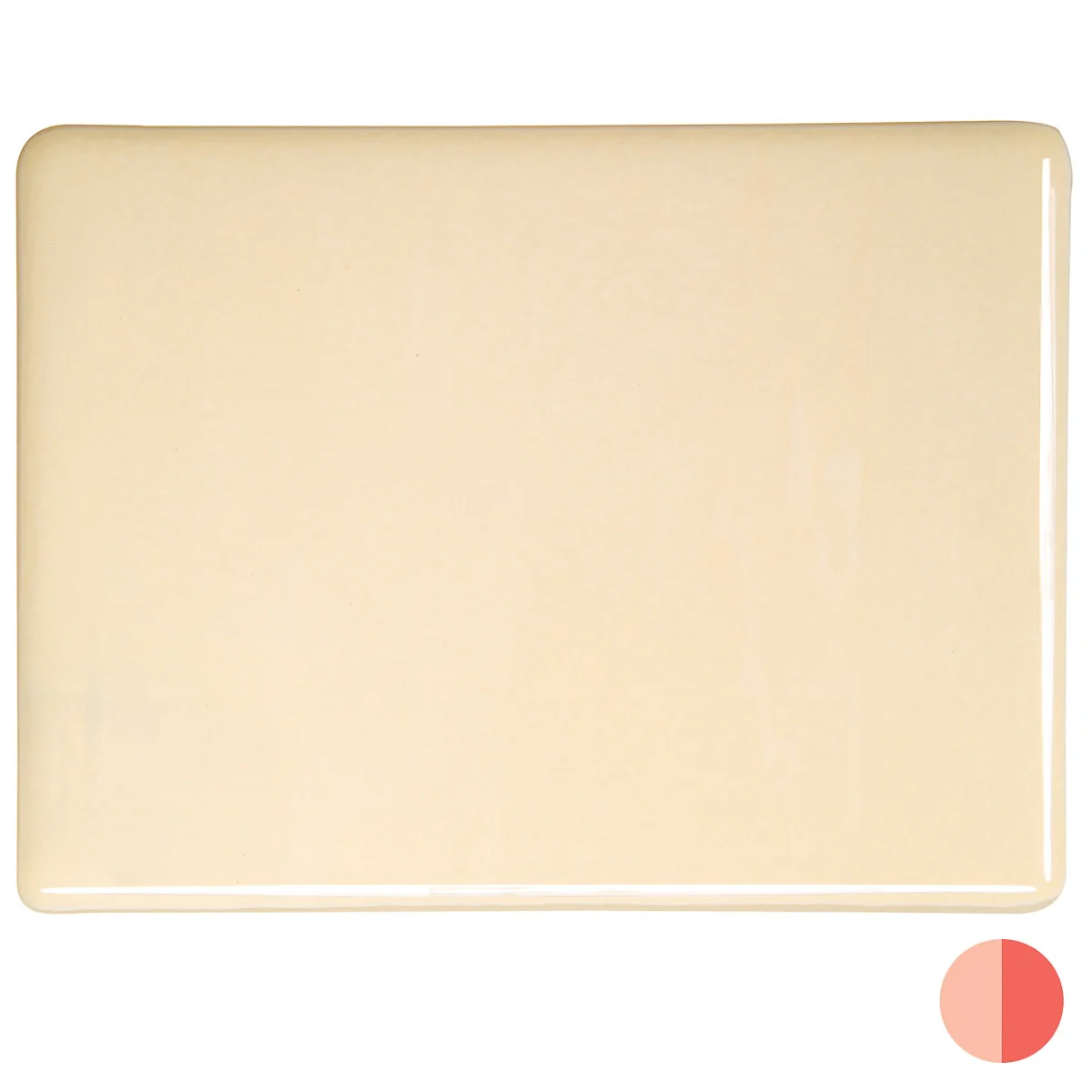 Marzipan Striker Opalescent, Thin-rolled, 2 mm, Fusible - Image 2