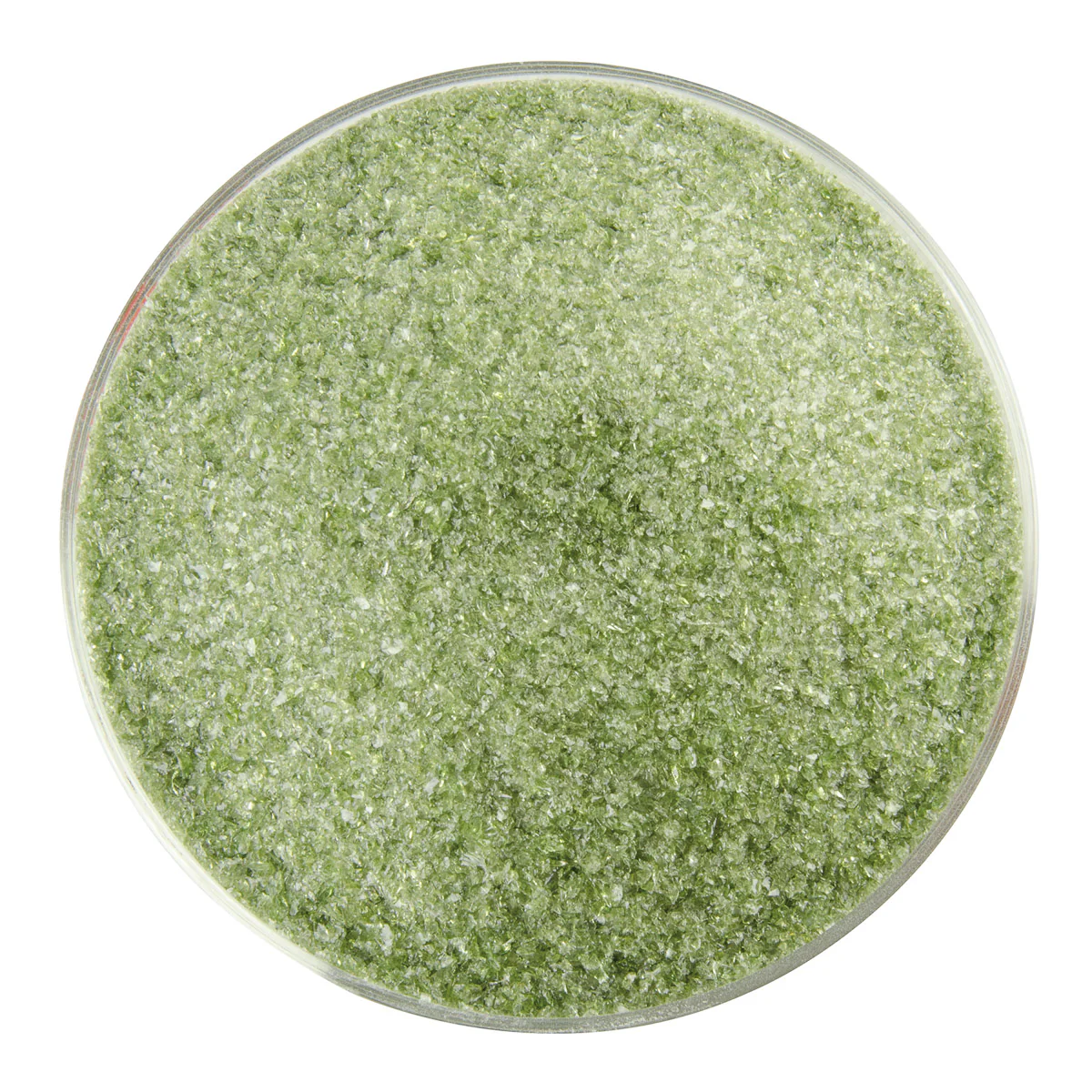 Medieval Green Transparent, Fine Frit, Fusible