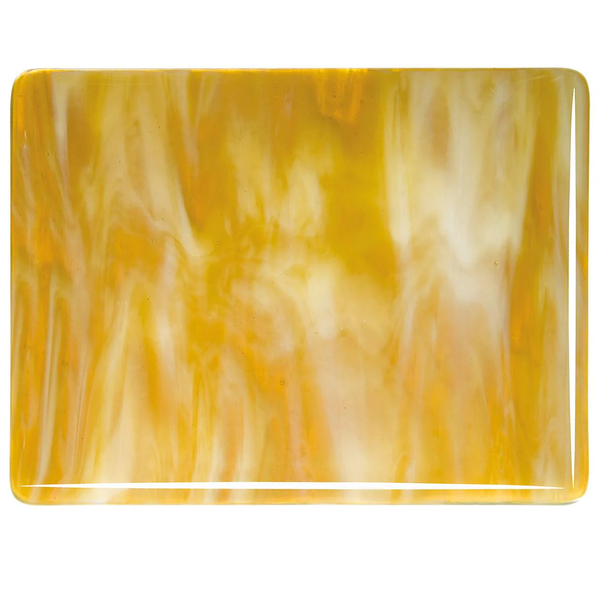 Medium Amber, White 2-Color Mix, Double-rolled, 3 mm, Fusible - Image 2