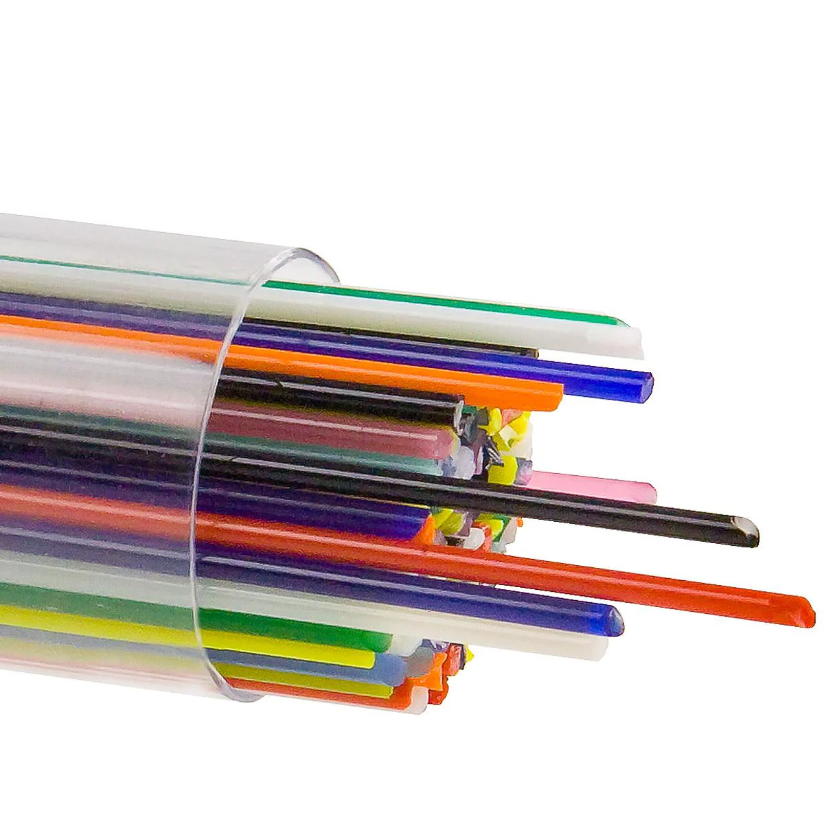 Mixed Opalescent Colors, Stringer, 1 mm, Fusible