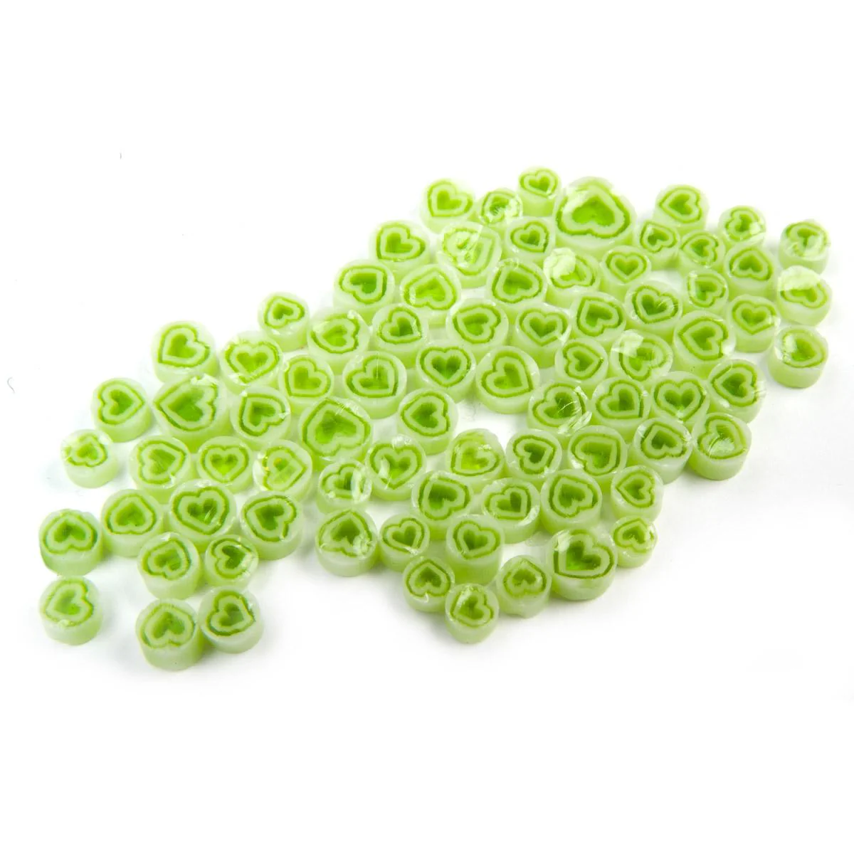 Murrine, Heart - White/Green Pack - Image 2
