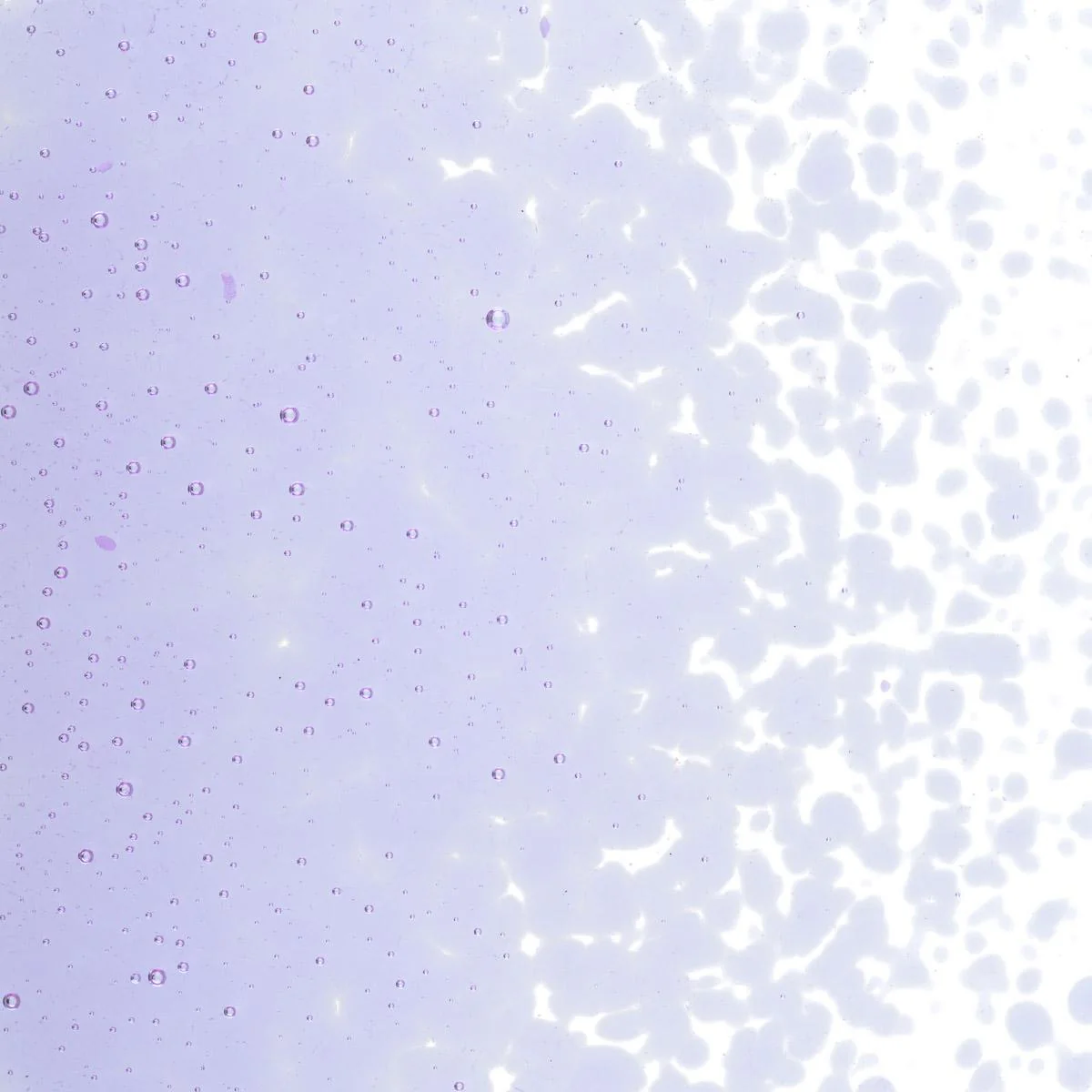 Neo-Lavender Shift Transparent, Medium Frit, Fusible