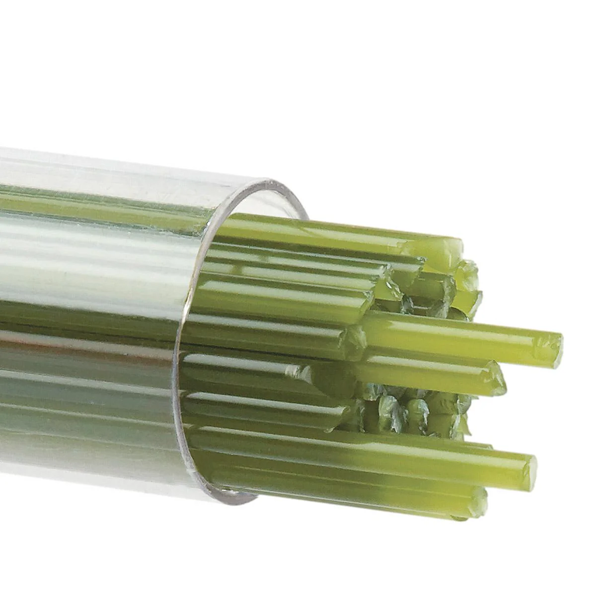 Olive Green Opalescent, Stringer, 2mm, Fusible