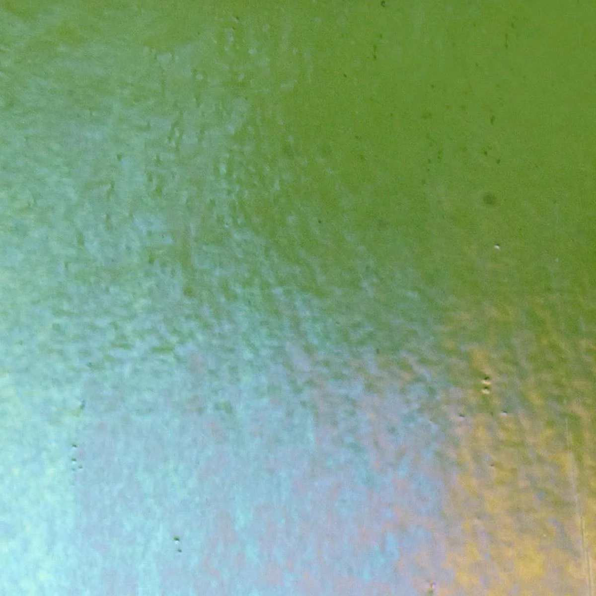 Olive Green Transparent, Thin-rolled, Iridescent, rainbow, 2 mm, Fusible