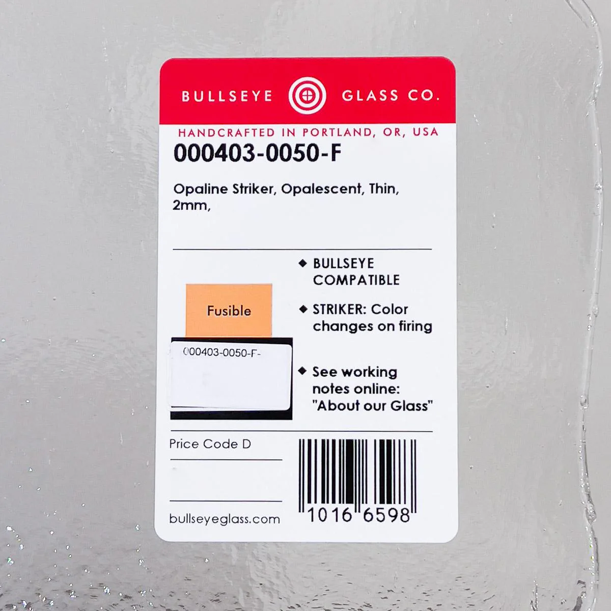 Opaline Opalescent, Thin-rolled, 2 mm, Fusible - Image 4