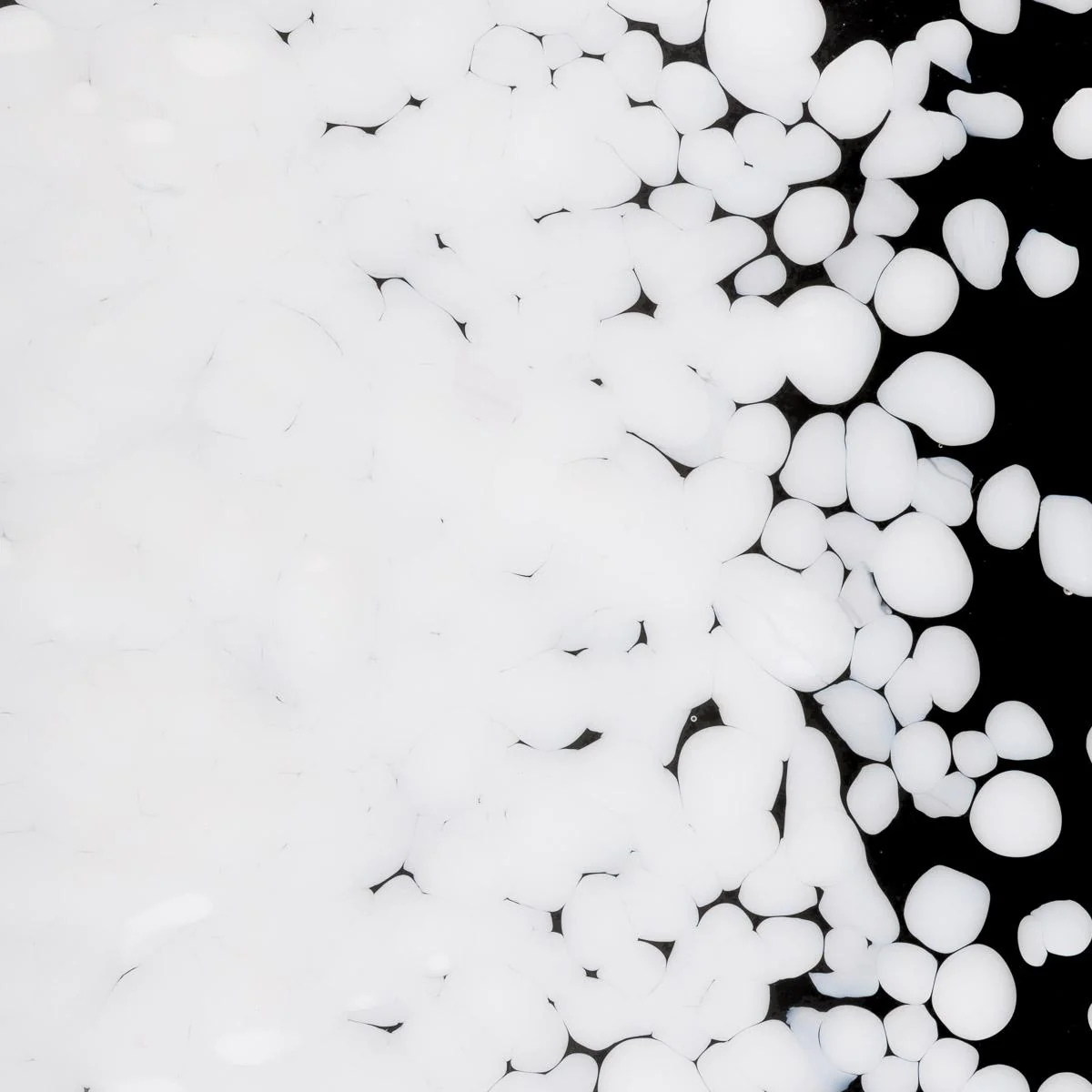 Opaque White Opalescent, Coarse Frit, Fusible