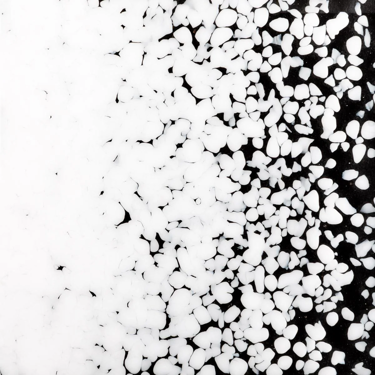 Opaque White Opalescent, Medium Frit, Fusible