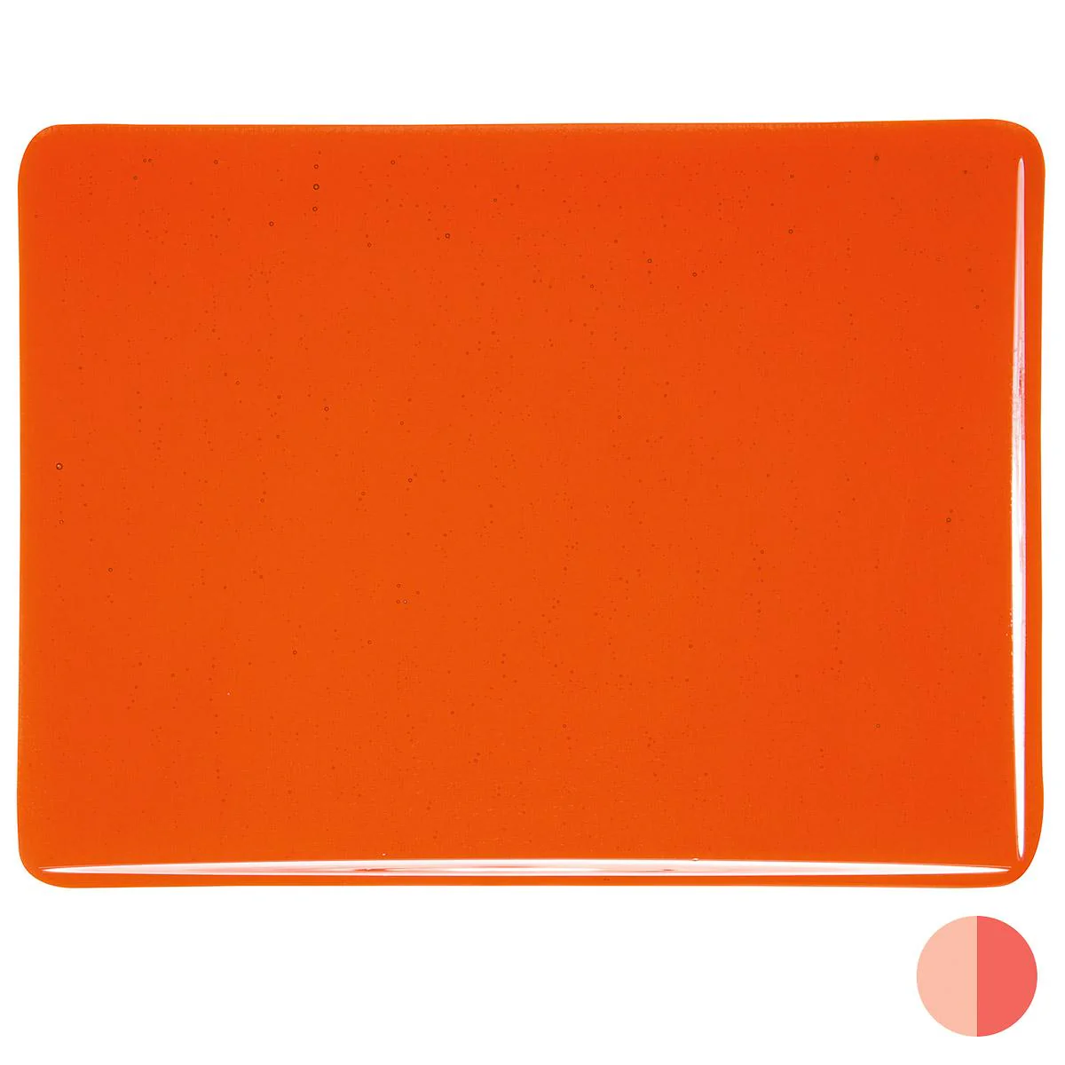 Orange Transparent, Double-rolled, 3 mm, Fusible - Image 2