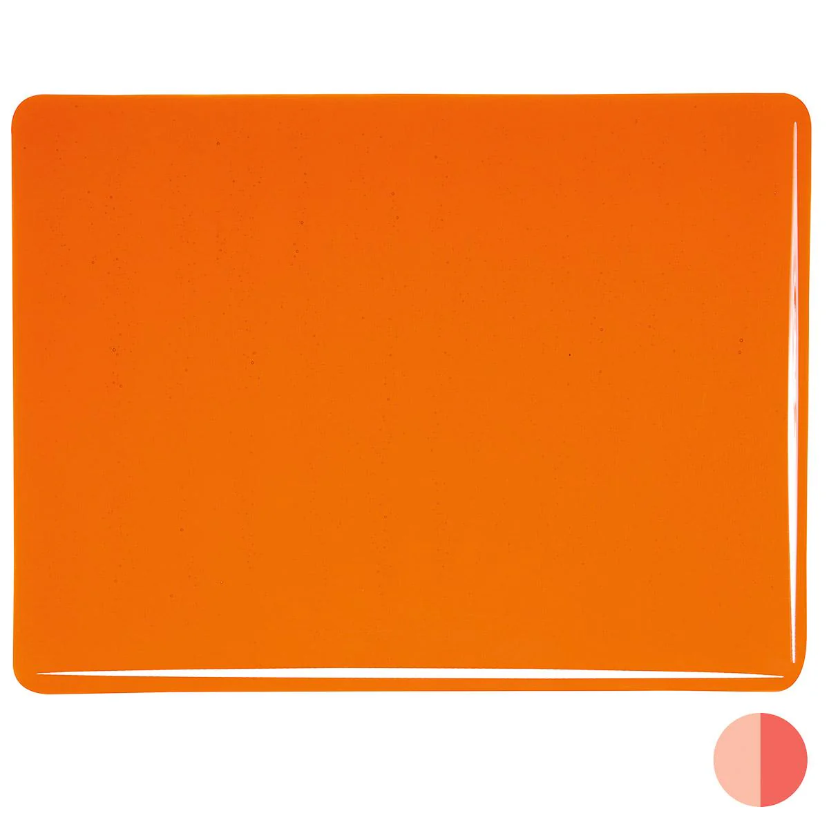 Orange Transparent, Thin-rolled, 2 mm, Fusible - Image 2