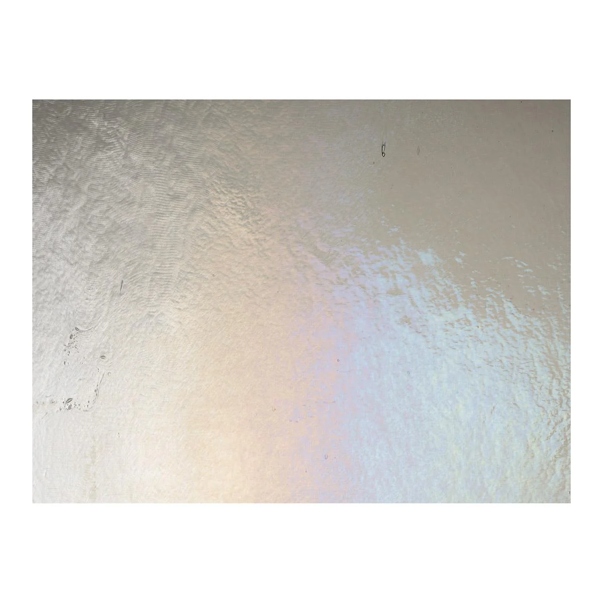 Oregon Gray Transparent, Double-rolled, Iridescent, rainbow, 3 mm, Fusible - Image 3