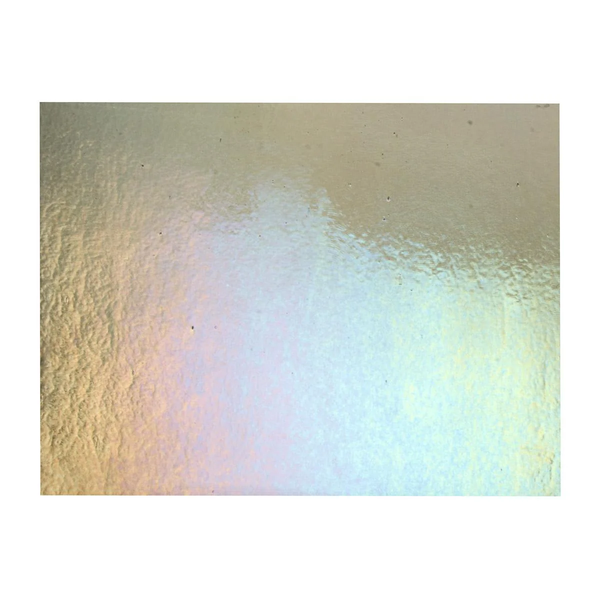 Oregon Gray Transparent, Thin-rolled, Iridescent, rainbow, 2 mm, Fusible - Image 3