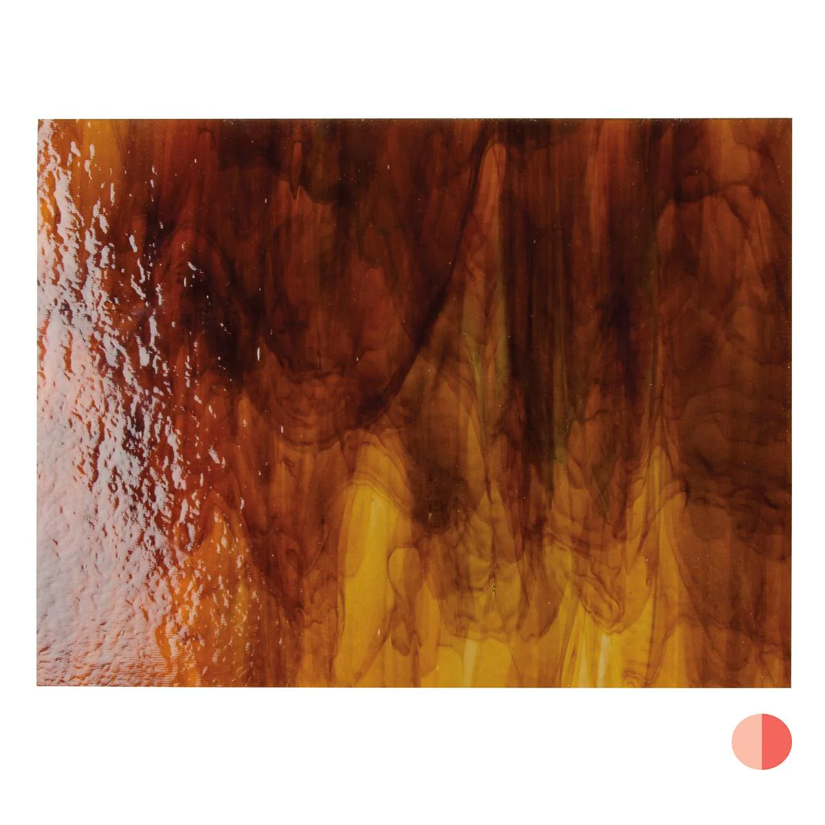 Petrified Wood 2-Color Mix, Double-rolled, 3 mm, Fusible - Image 3