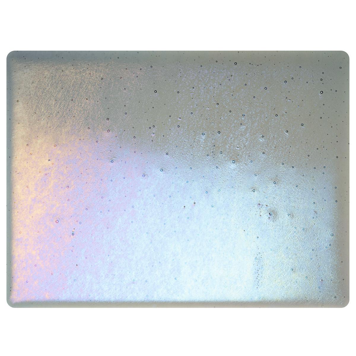 Pewter Transparent, Double-rolled, Iridescent, rainbow, 3 mm, Fusible - Image 2