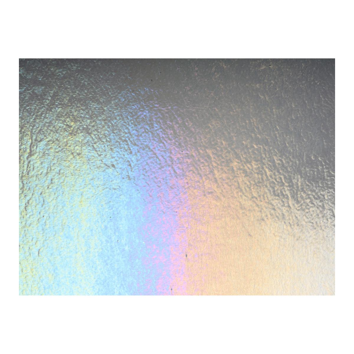 Pewter Transparent, Double-rolled, Iridescent, rainbow, 3 mm, Fusible - Image 3
