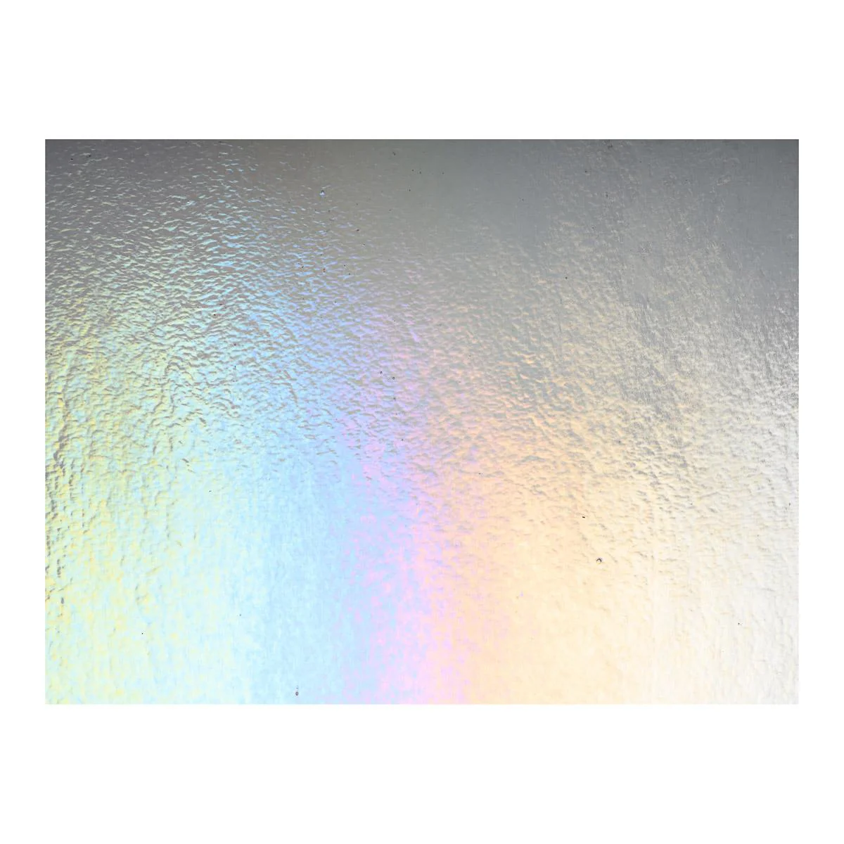 Pewter Transparent, Thin-rolled, Iridescent, rainbow, 2 mm, Fusible - Image 2