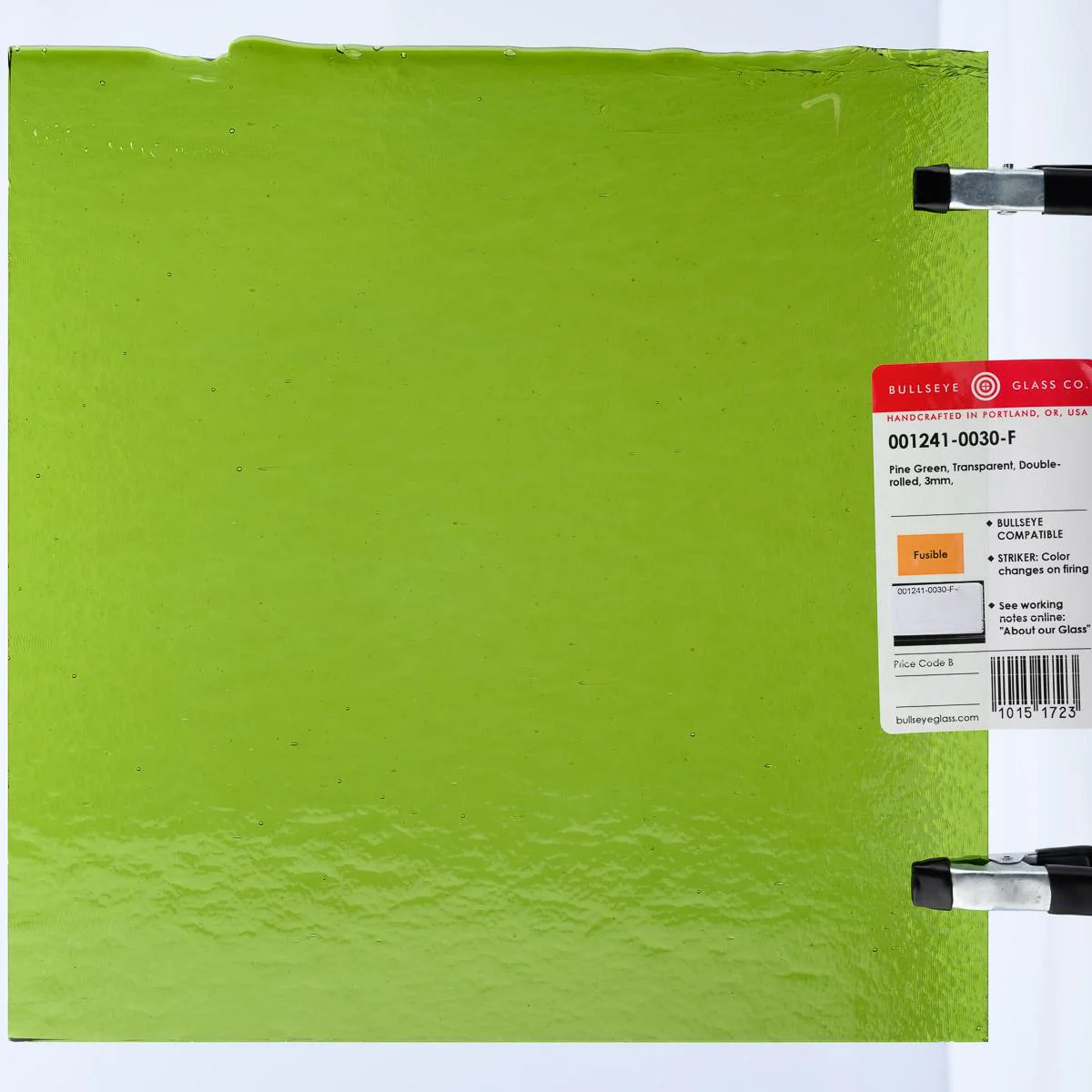 Pine Green Transparent, Double-rolled, 3 mm, Fusible - Image 3
