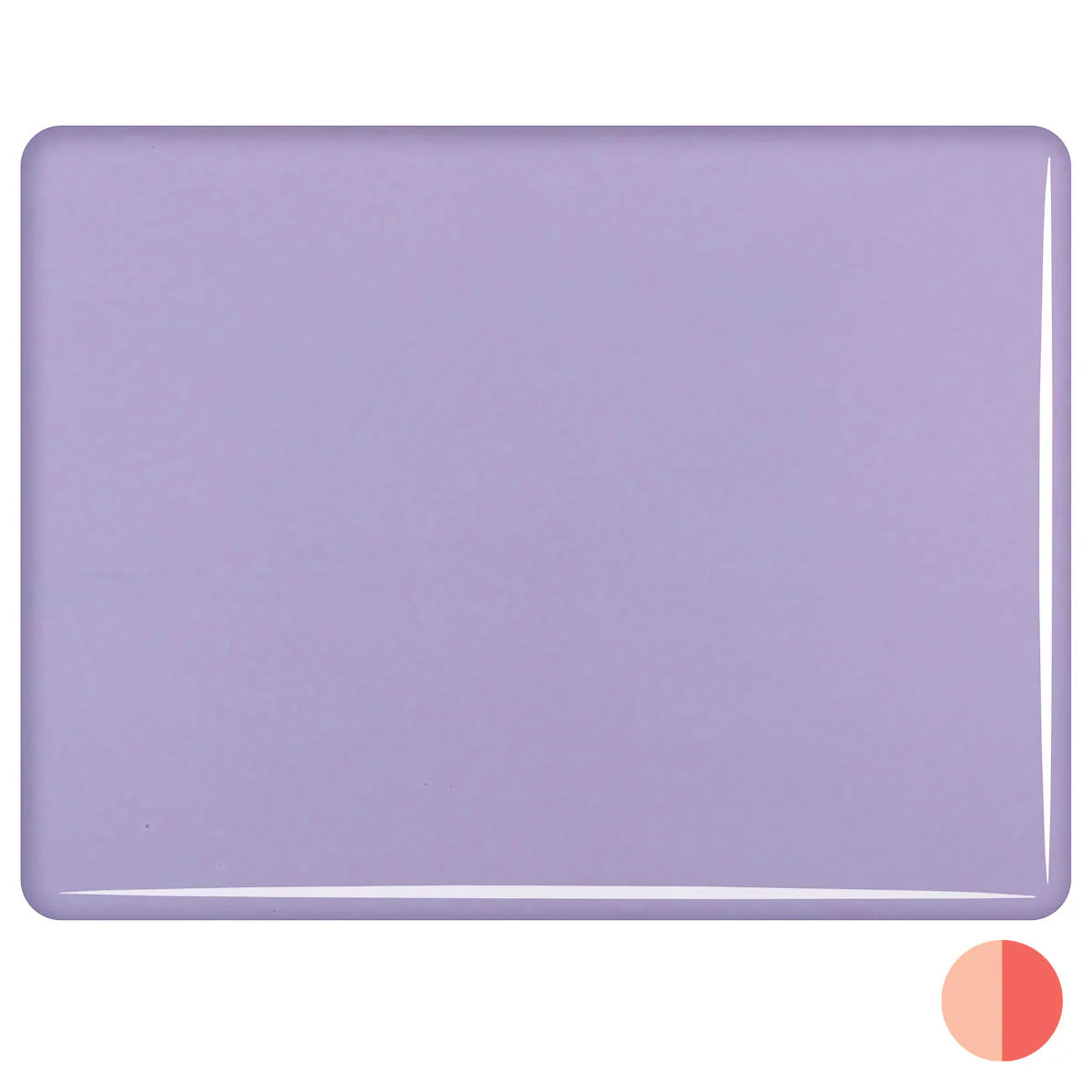 Purple Blush Opalescent, Double-rolled, 3mm, Fusible - Image 2