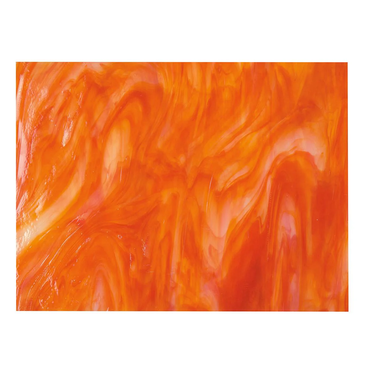 Red Opal, White 2-Color Mix, Single-rolled, 3 mm, Fusible - Image 2