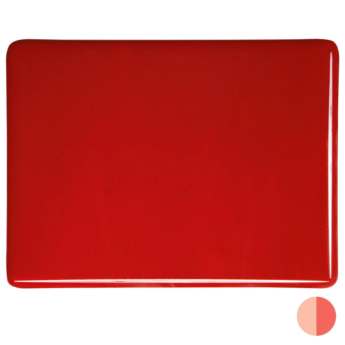 Red Opalescent, Double-rolled, 3 mm, Fusible - Image 2