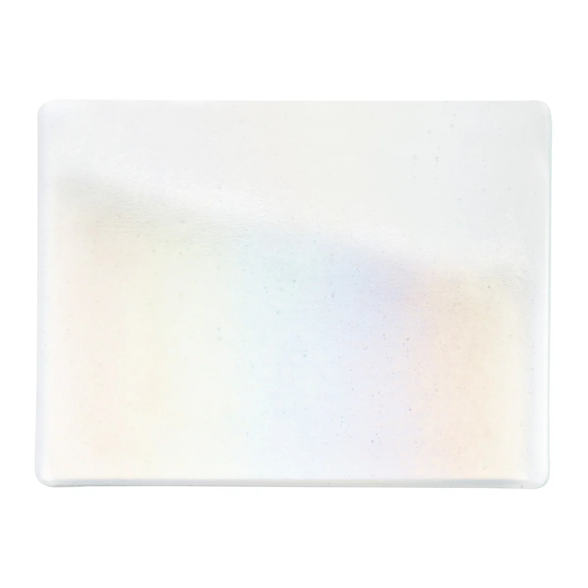 Red Reactive Clear Transparent, Thin-rolled, Iridescent, rainbow, 2 mm, Fusible - Image 2