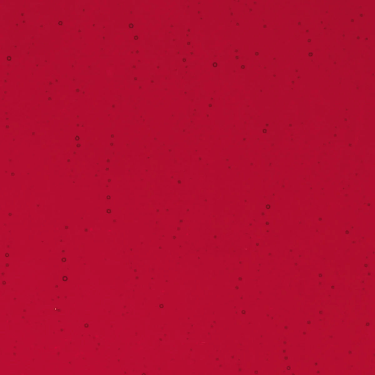 Red Transparent, Double-rolled, 3 mm, Color Sample, 2 x 2 in.