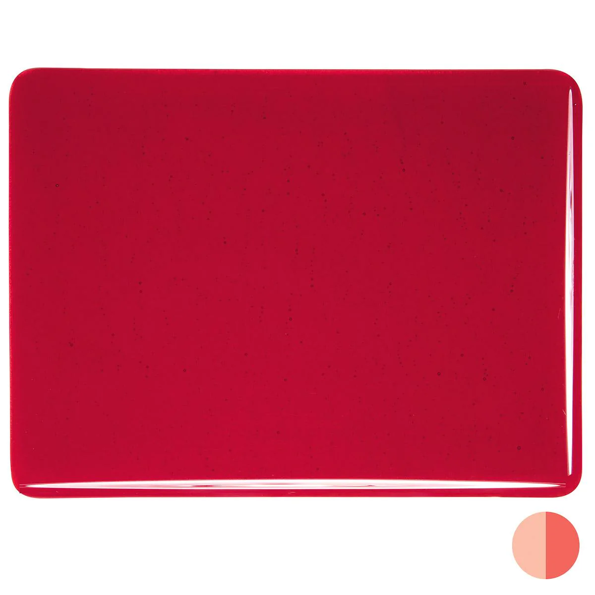 Red Transparent, Double-rolled, 3 mm, Fusible - Image 2