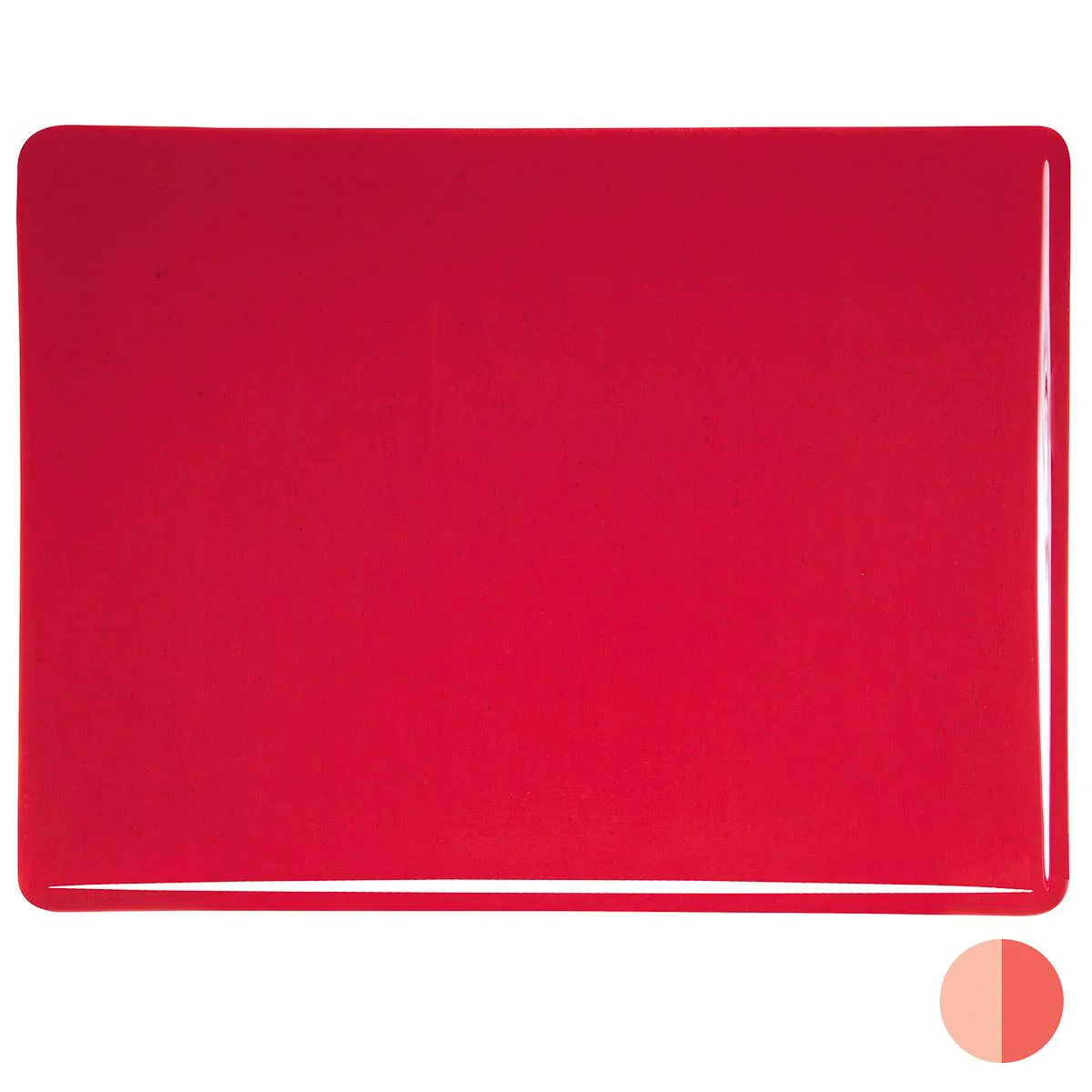 Red Transparent, Thin-rolled, 2 mm, Fusible - Image 2