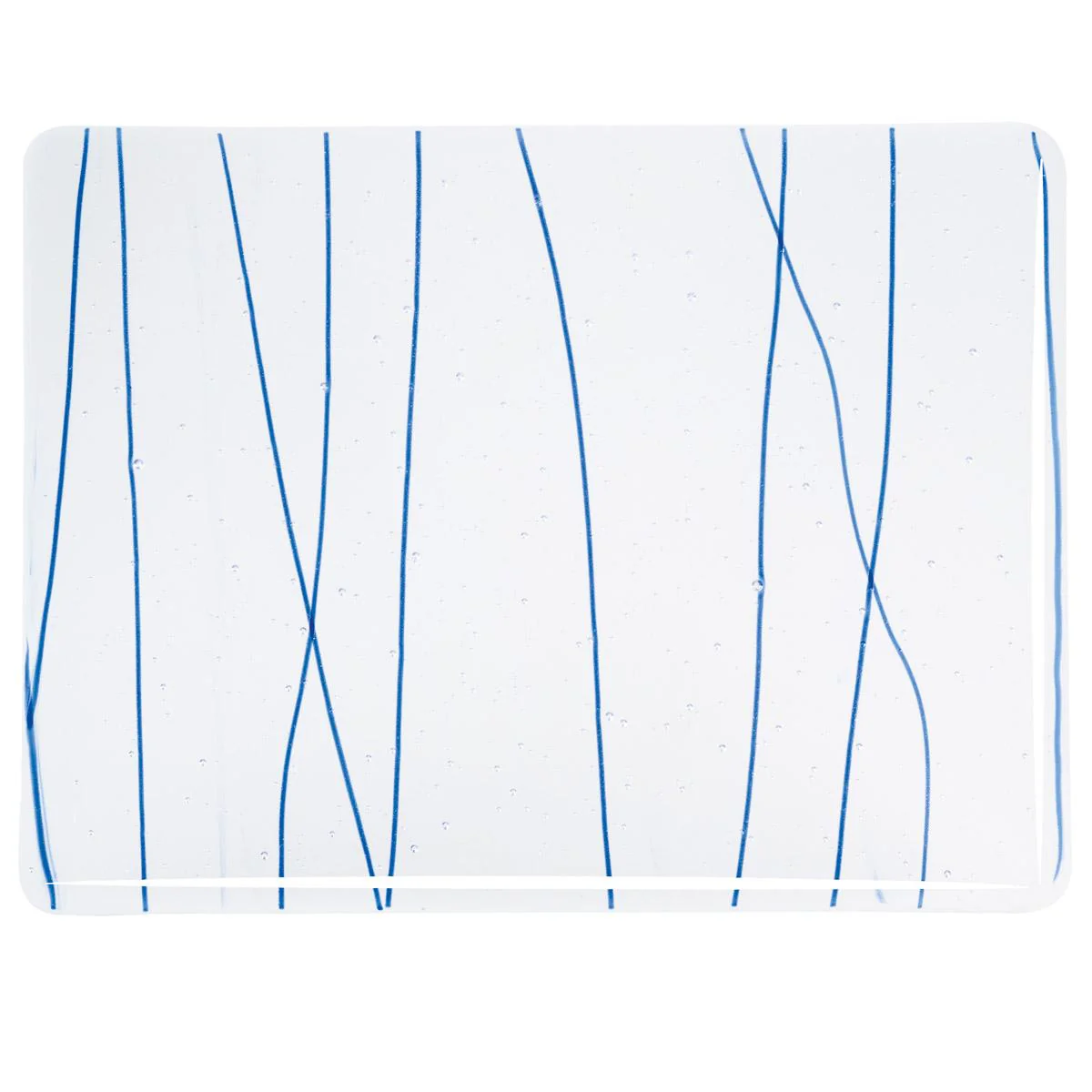 Royal Blue Clear Base Collage, Single-rolled, 3 mm, Fusible - Image 2