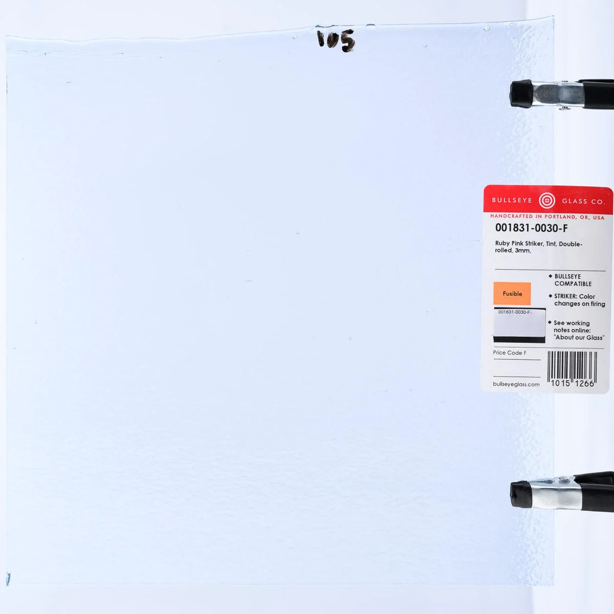 Ruby Pink Striker Tint, Double-rolled, 3 mm, Fusible - Image 3