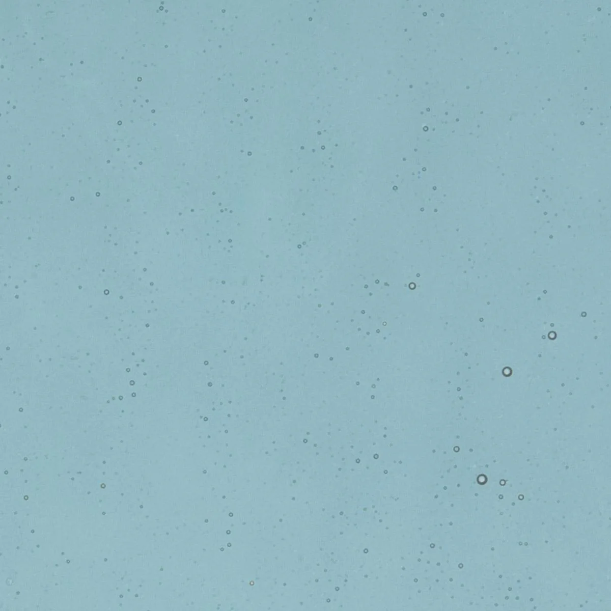 Sea Blue Transparent, Thin-rolled, 2 mm, Color Sample, 2 x 2 in.