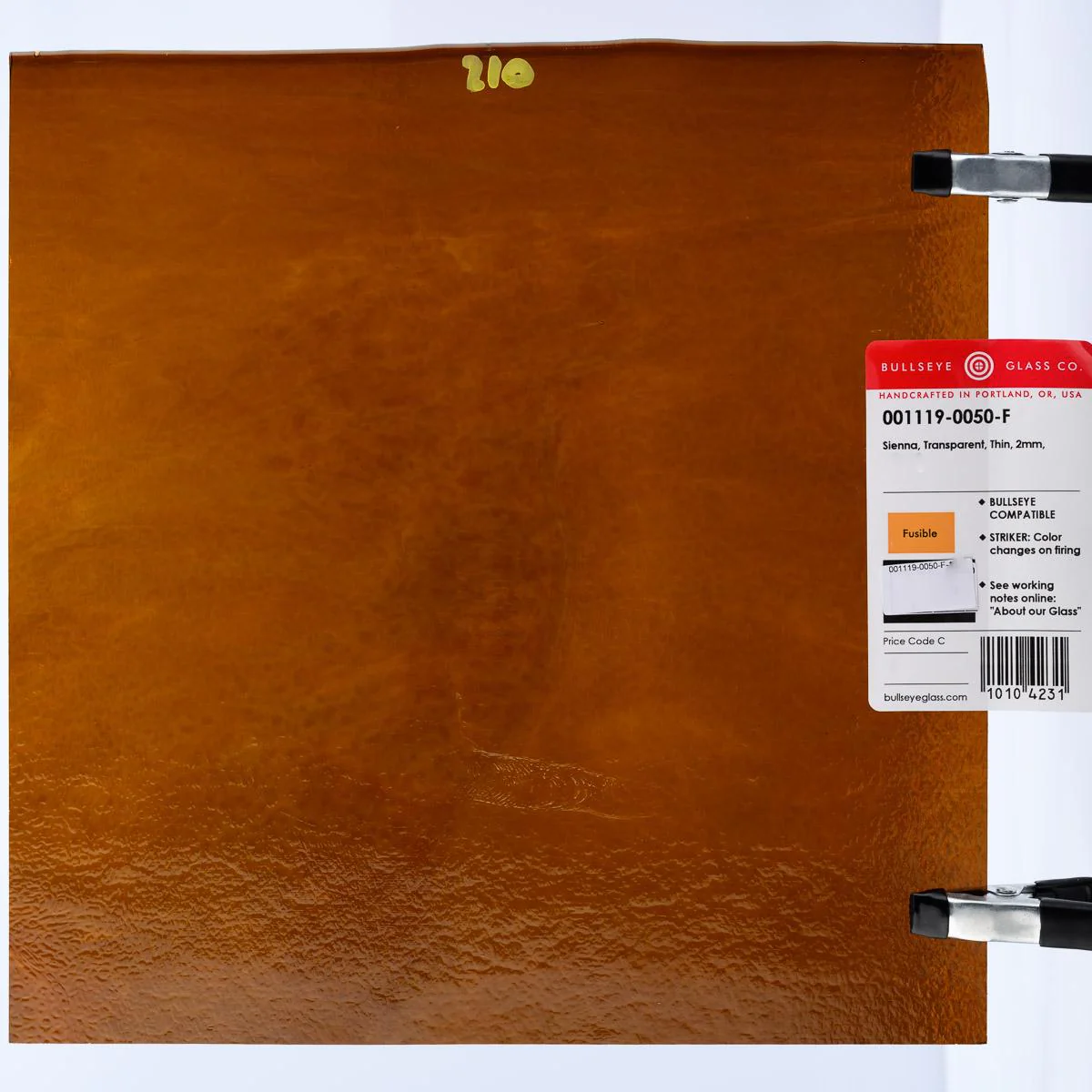 Sienna Transparent, Thin-rolled, 2 mm, Fusible - Image 3
