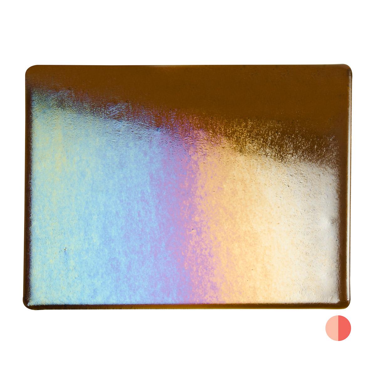 Sienna Transparent, Thin-rolled, Iridescent, rainbow, 2 mm, Fusible - Image 2